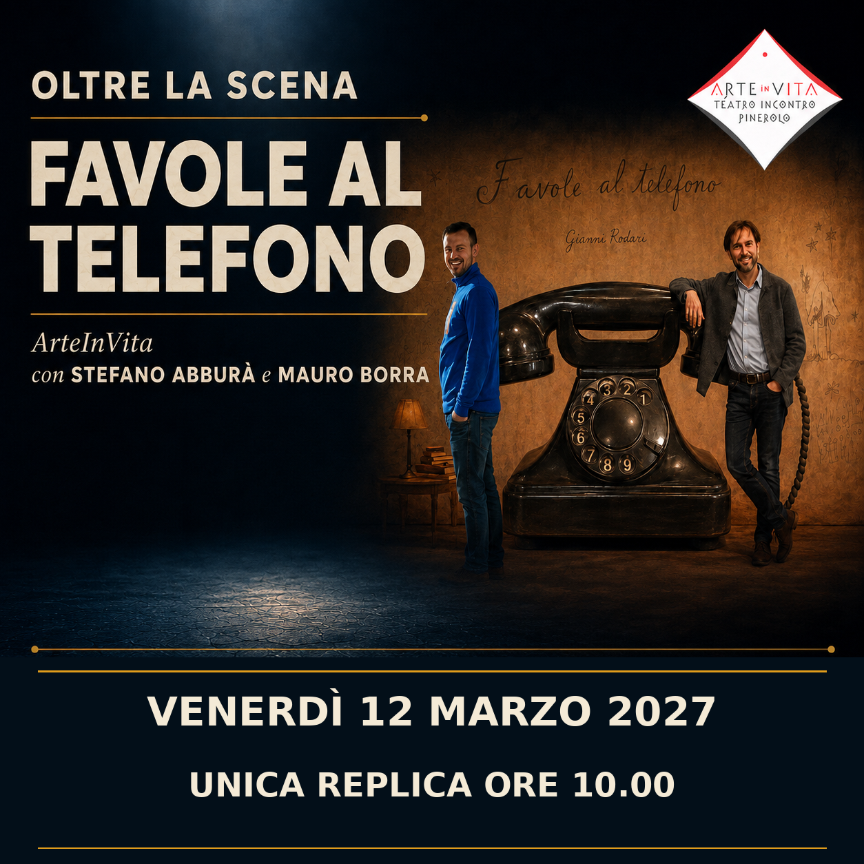 Favole al telefono, spettacolo della rassegna Oltre la scena