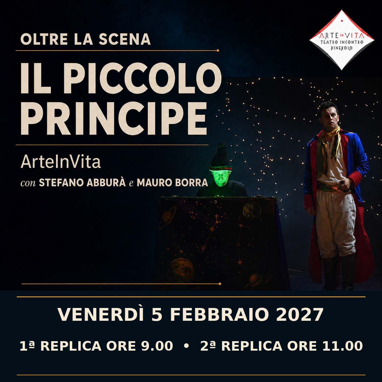 Il Piccolo Principe, spettacolo della rassegna Oltre la scena