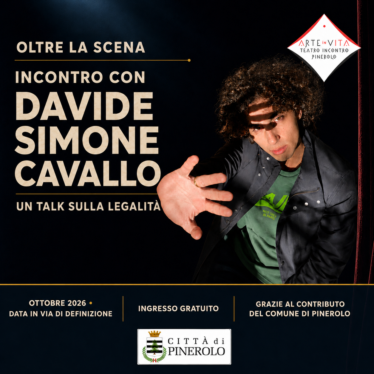 Incontro con Davide Simone Cavallo, un talk sulla legalità