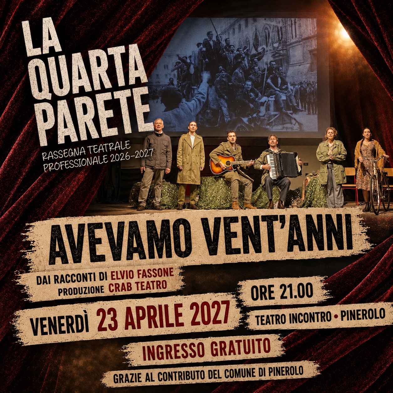 Avevamo vent’anni — La Quarta Parete 2026/27