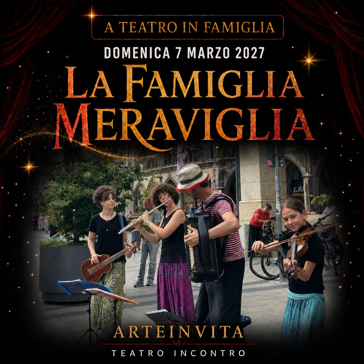 La Famiglia Meraviglia — A teatro in famiglia 2026/27