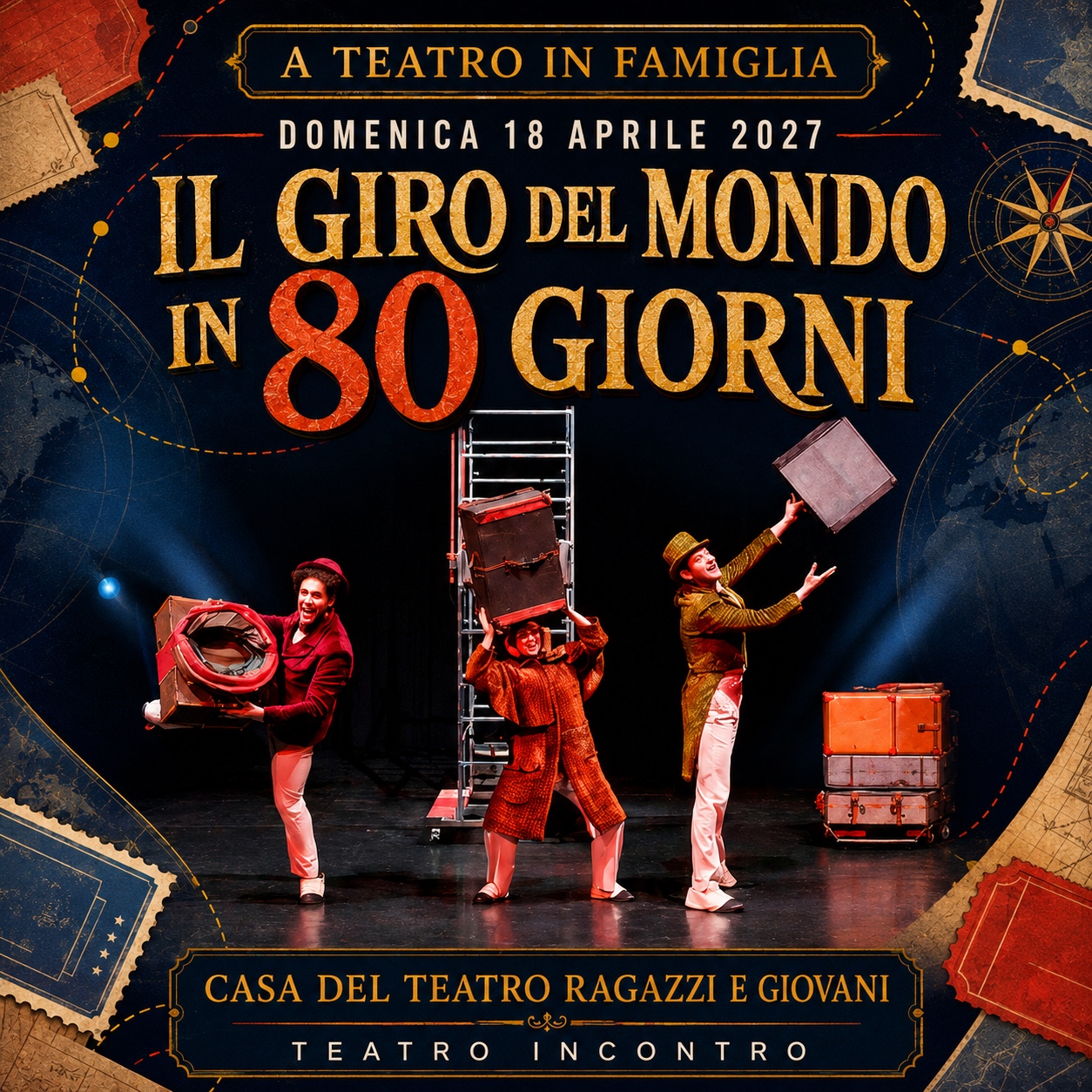 Il giro del mondo in 80 giorni — A teatro in famiglia 2026/27