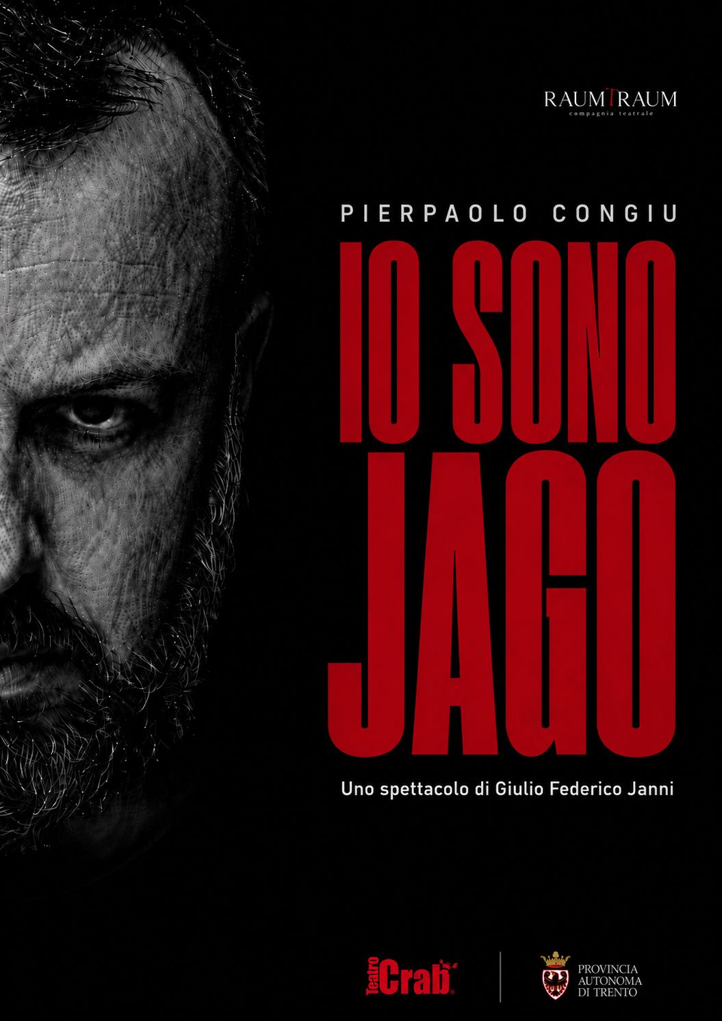 Locandina originale dello spettacolo Io sono Jago