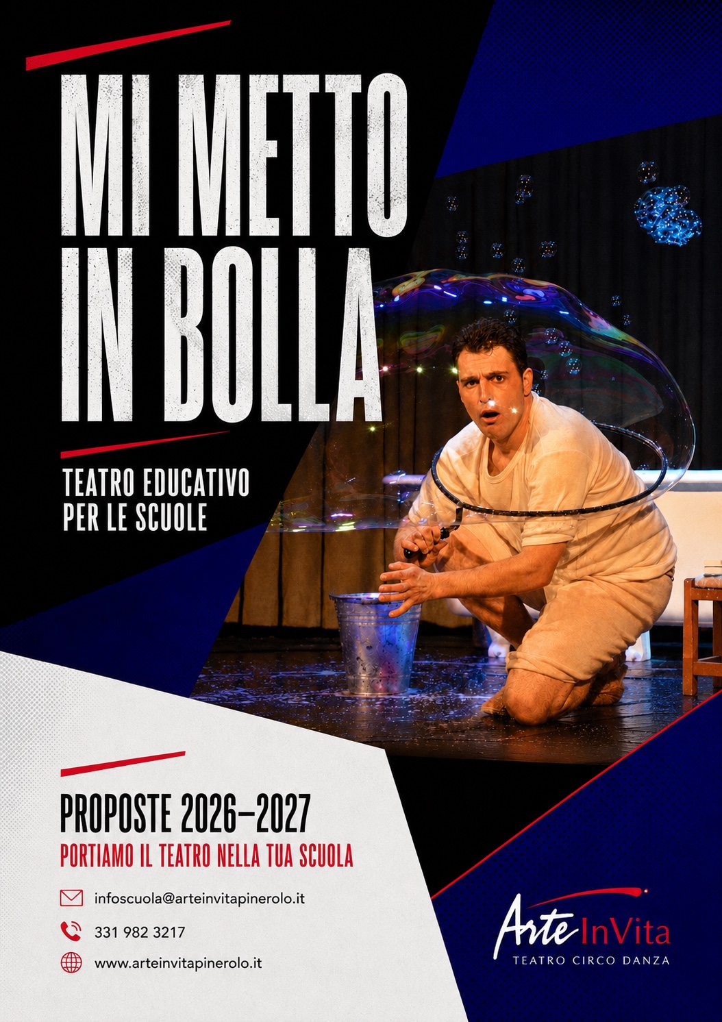 Giacomino Pinolo nello spettacolo Mi metto in bolla